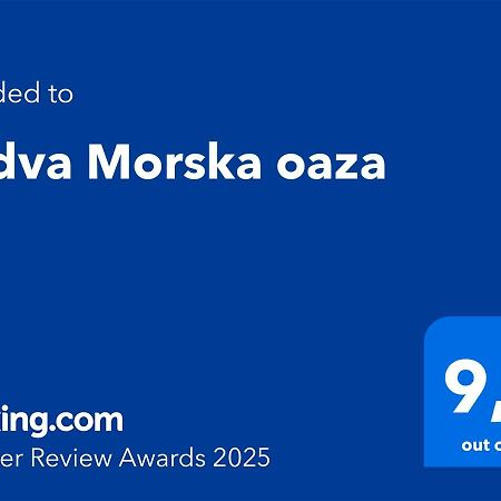 Budva Morska Oaza Esterno foto